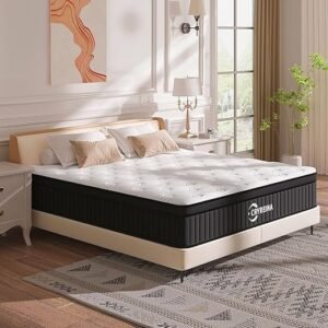 12 Inch Queen Hybrid Mattress with Pocket Springs