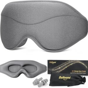 3D Contoured Premium Sleep Mask for Comfort