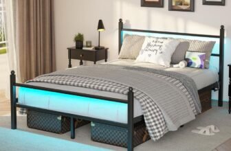 Ultimate Review: Heavy Duty Full Bed Frame with Headboard & Charging Station
