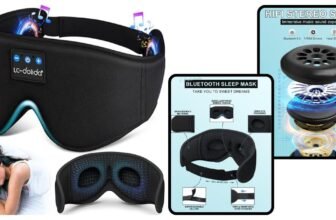 Ultimate Comfort: LC-dolida Bluetooth Sleep Headphones & 3D Eye Mask Review for Side Sleepers