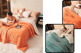 Ultimate Comfort: Warm Winter Super Thick Artificial Lamb Cashmere Weighted Blanket Review