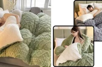 Ultimate Comfort: New Super Thick Winter Warm Blanket Review – Artificial Lamb Cashmere Weighted Quilt