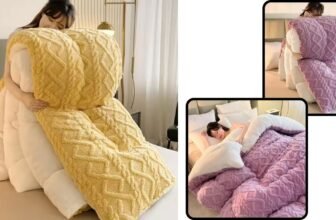 Ultimate Comfort: New Super Thick Winter Warm Blanket Review – Artificial Lamb Cashmere Weighted Quilt