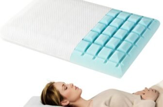 The Ultimate Cooling Comfort Set of 2 Gel Memory Foam Pillows with 3D Airflow Design