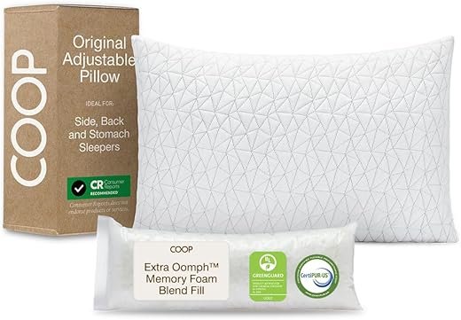 Adjustable Queen Size Memory Foam Pillow