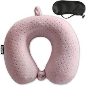 Comfortable Pink Travel Neck Pillow
