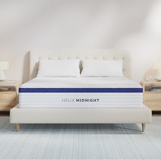 Helix Midnight Queen Mattress for All Sleepers