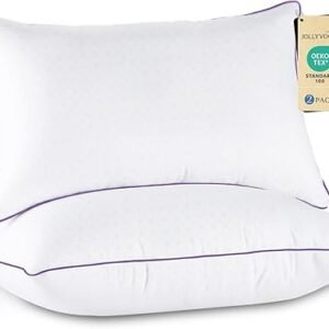JOLLYVOGUE Queen Size Pillows Set of 2
