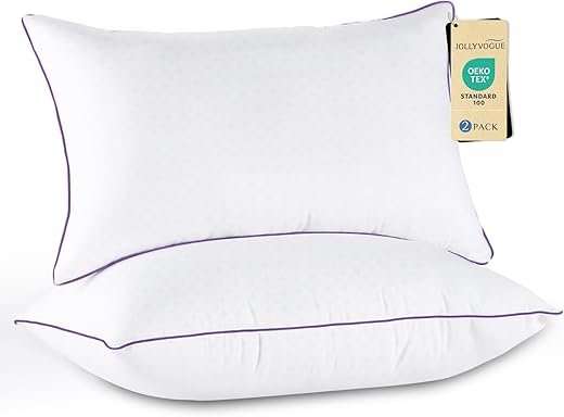 JOLLYVOGUE Queen Size Pillows Set of 2