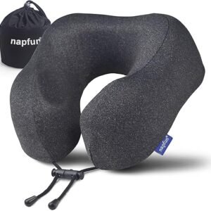 napfun Memory Foam Travel Neck Pillow