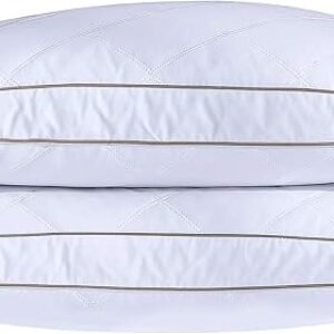 puredown Natural Goose Down Feather Pillows Set