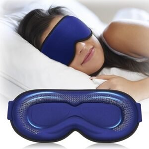 Weighted 3D Contoured Sleep Mask in Navy