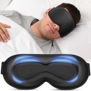 Weighted Travel Blackout Sleep Mask for Comfort