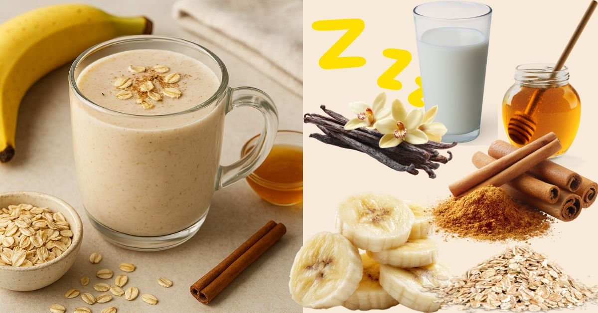 Sleep Better Tonight with This Delicious Banana Oat Smoothie