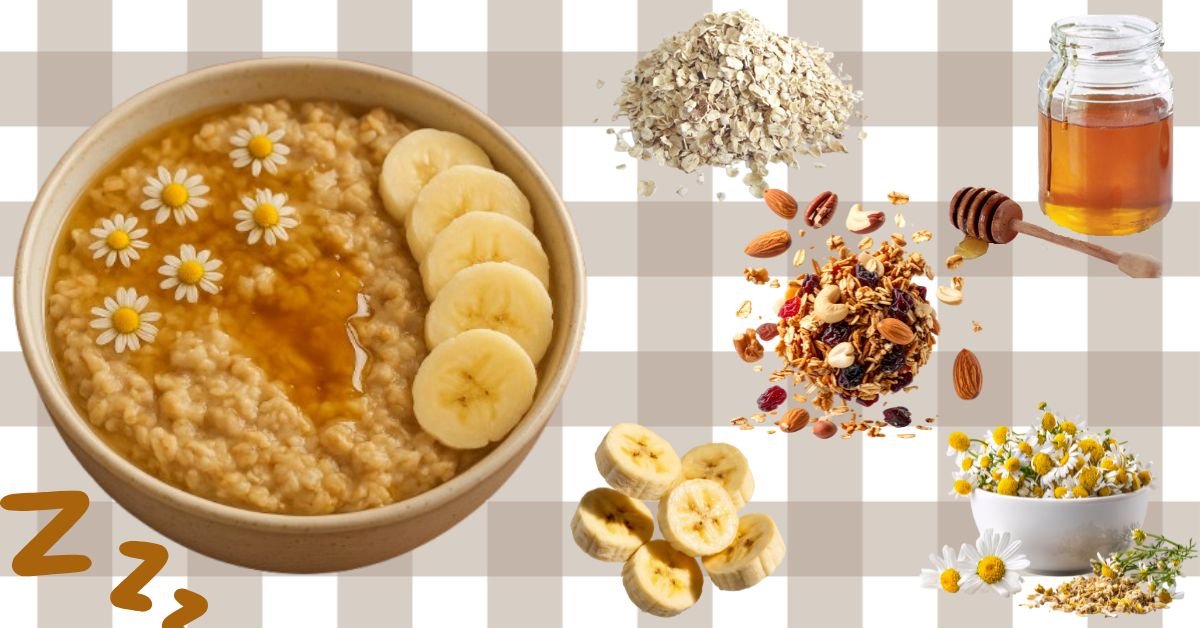 Sleep-Friendly Recipe Warm Chamomile & Honey Oatmeal Bowl