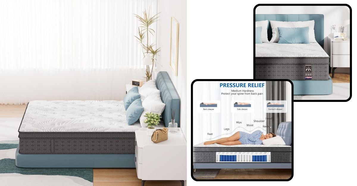Ultimate Twin XL 14″ Hybrid Gel Memory Foam Mattress Review – Medium Firm, Pocket Springs & Pressure Relief