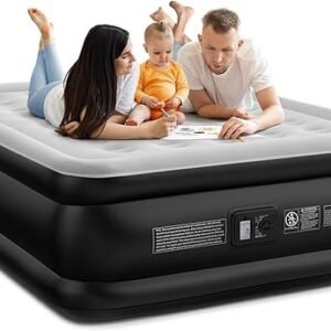 Airefina Queen Air Mattress with Built-in Pump