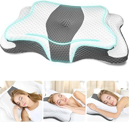 Ergonomic Memory Foam Cervical Pillow