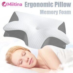 Ergonomic Memory Foam Cervical Pillow