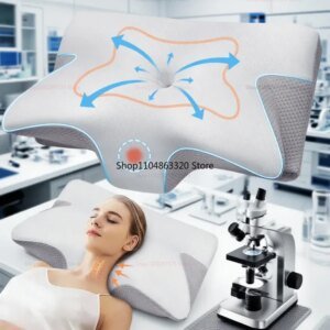 Ergonomic Memory Foam Cervical Pillow for Neck Pain