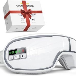 Heated Eye Massager with Music and Compression