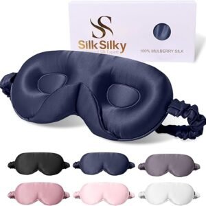Luxury Silk Sleep Mask with Adjustable Strap