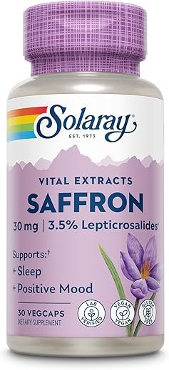 SOLARAY Saffron Extract for Mood and Sleep