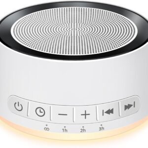 White Noise Machine with Night Light Features