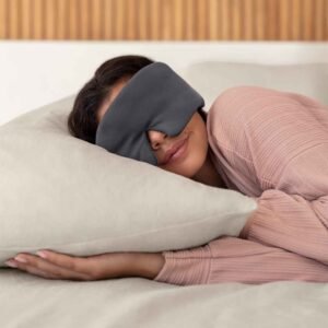 Silk Weighted Sleep Mask with Crystal