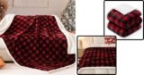 Cozy Up This Winter: Review of BEAUTEX Buffalo Plaid Sherpa Fleece Throw Blanket (50″ x 60″)