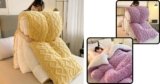 Ultimate Comfort: New Super Thick Winter Warm Blanket Review – Artificial Lamb Cashmere Weighted Quilt
