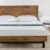 Adjustable Queen Acacia Wood Platform Bed Frame