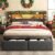 Furnulem Queen Bed Frame with Storage & LED USB Port