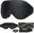 BeHoomi Premium 3D Sleep Mask – 100% Light Blocking