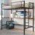 Twin Loft Bed with Desk – Squeak Resistant, No Box Spring Needed