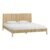 Tyla Natural Wood Fluted Bed Frame – Elegant Design
